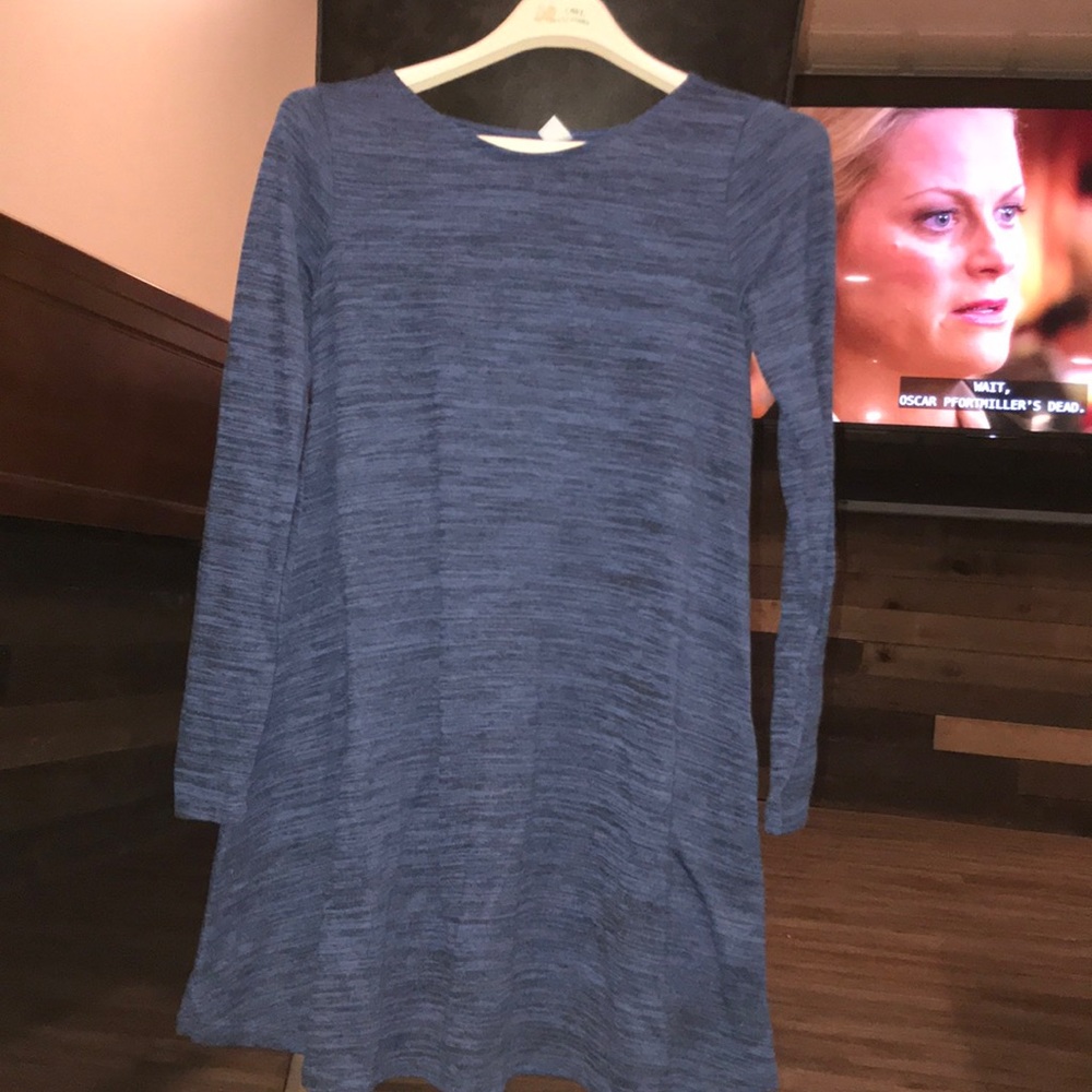 Blue T-shirt Dress